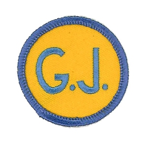 Memorial patches can be as simple as a member or teammate's initials.  Intricate multi-color designs are also popular.